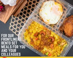 For Our Frontliners, BENTO Set Meals For You and Your Colleagues